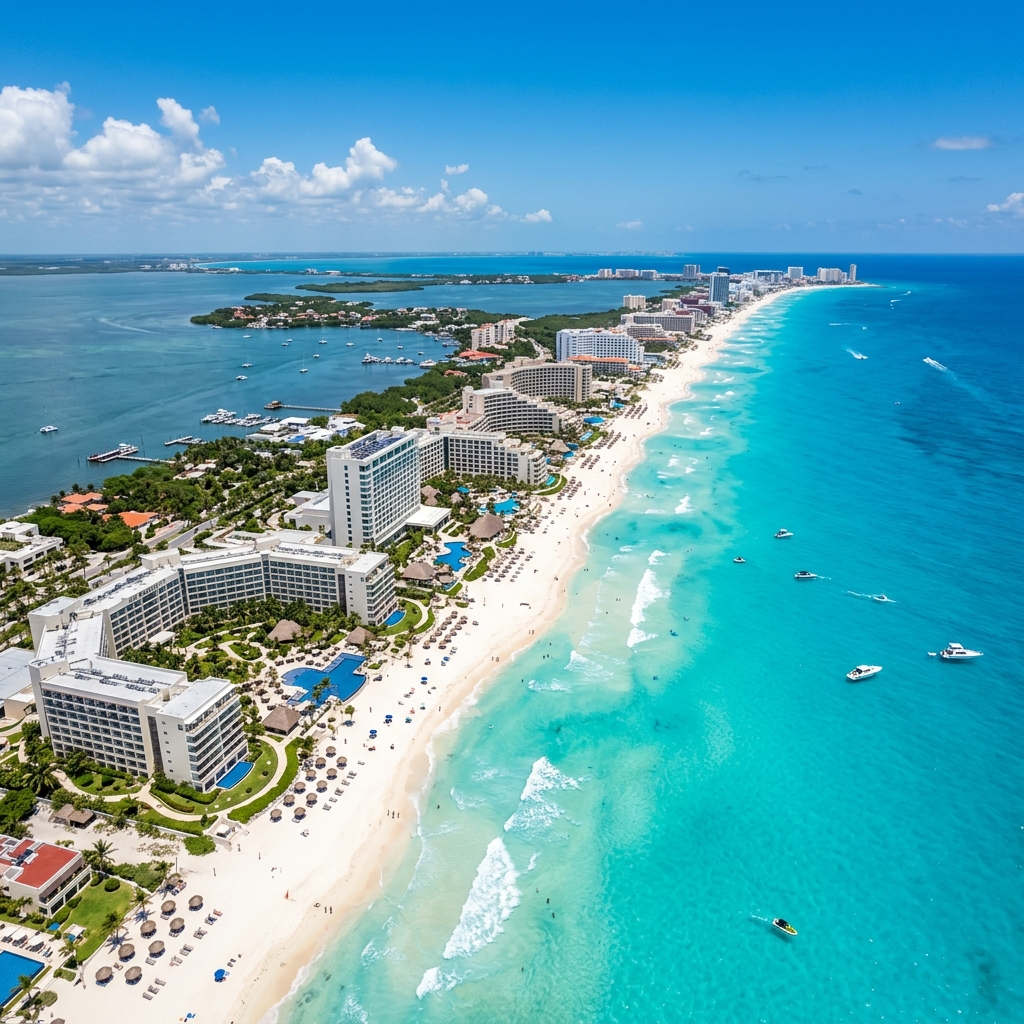 Playa en Cancún, Quintana Roo
